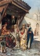 unknow artist Arab or Arabic people and life. Orientalism oil paintings 596 Spain oil painting artist